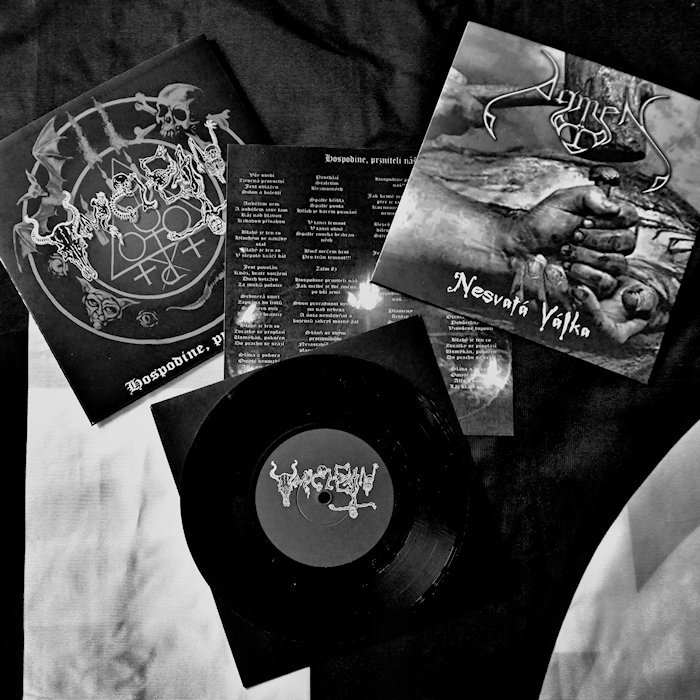 UNCLEAN & AGMEN Split (7" LP)