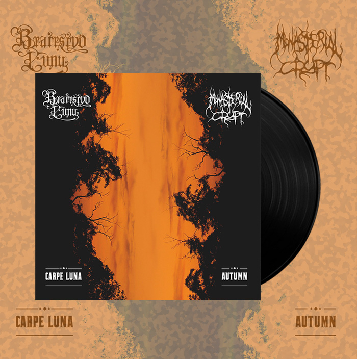BRATRSTVO LUNY / MONASTERIAL CRYPT split (LP)